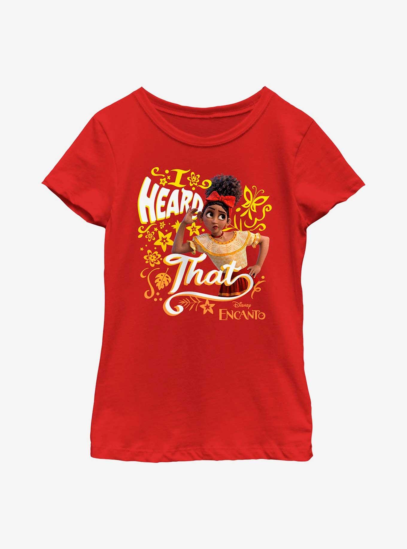 Disney Encanto Dolores Heard That Youth Girls T-Shirt, , hi-res