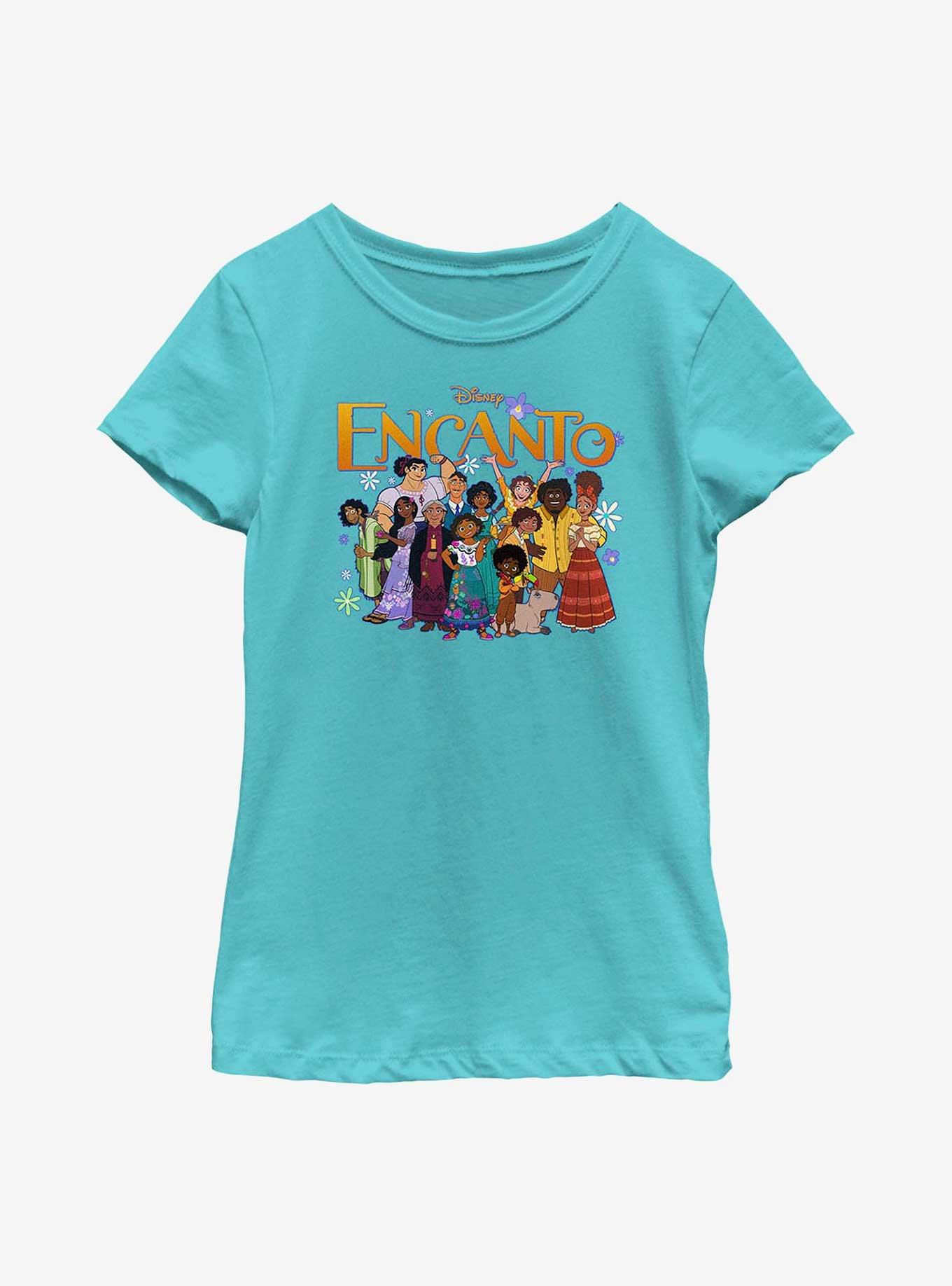 Disney Encanto Family Group Youth Girls T-Shirt, TAHI BLUE, hi-res