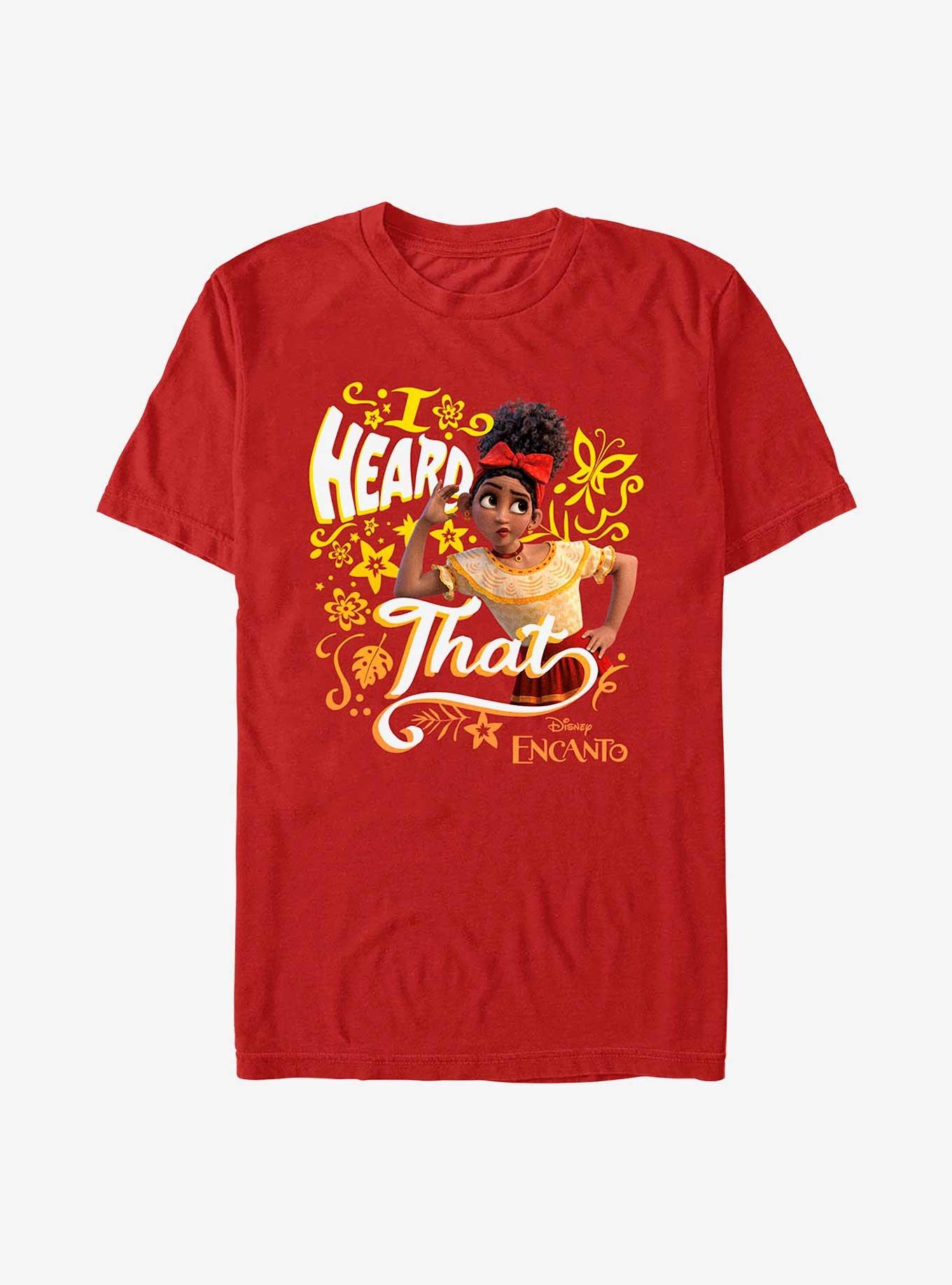 Disney Encanto Dolores Heard That T-Shirt, RED, hi-res