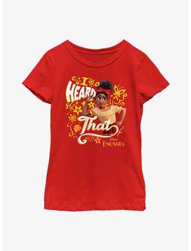 Disney Encanto Dolores Heard That Youth Girls T-Shirt, , hi-res