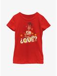 Disney Encanto Dolores Que Youth Girls T-Shirt, RED, hi-res