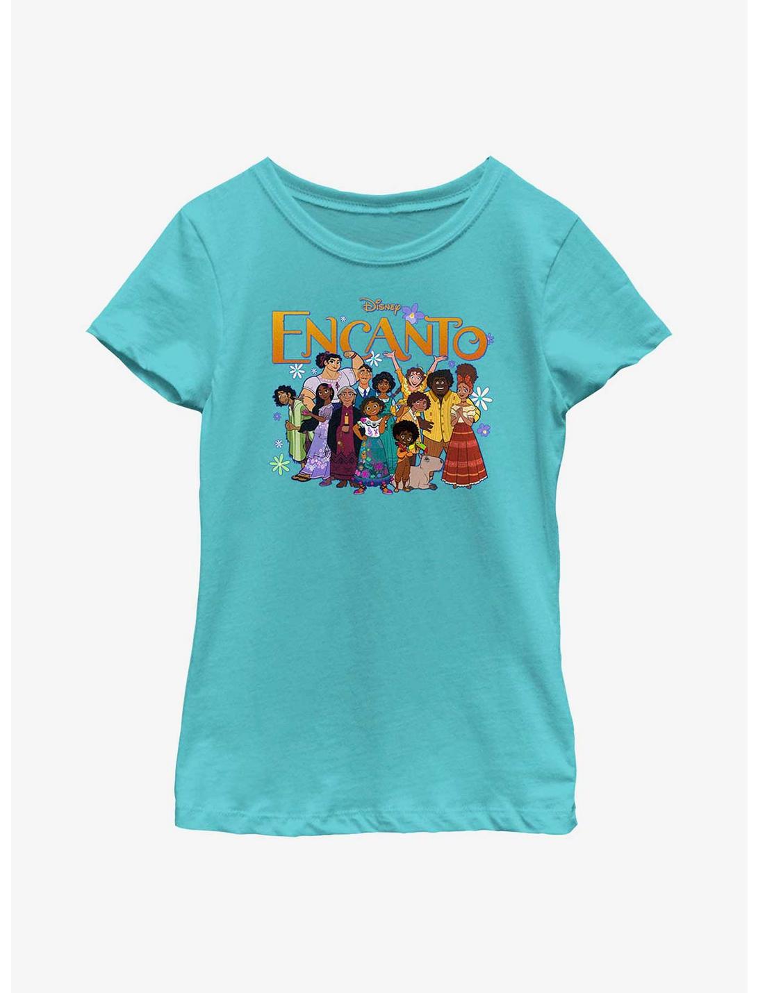Disney Encanto Family Group Youth Girls T-Shirt, TAHI BLUE, hi-res