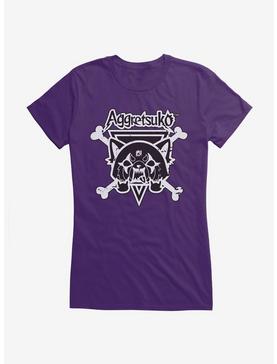 Aggretsuko Metal Crossbones Girls T-Shirt, , hi-res
