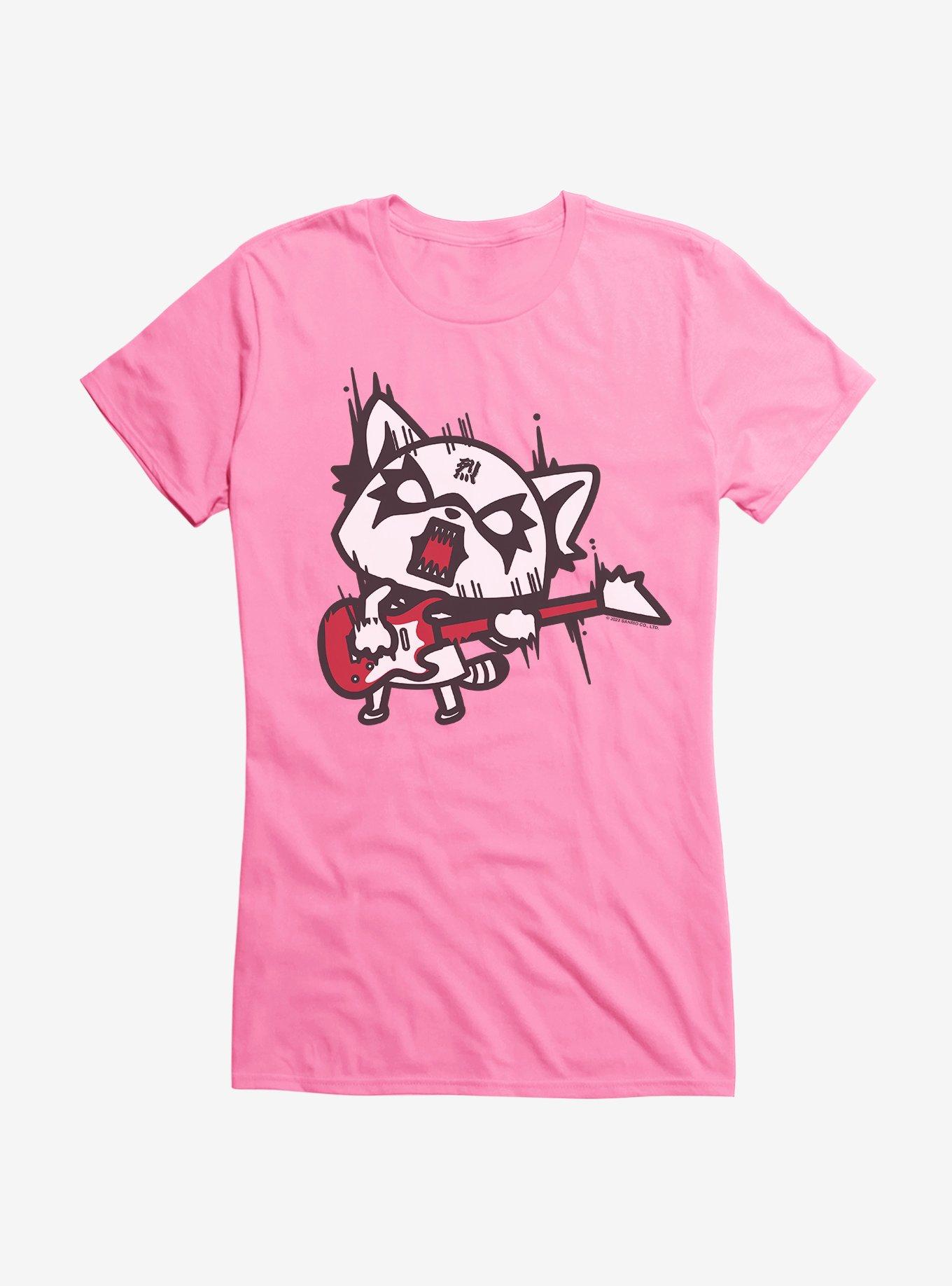 Aggretsuko Metal Hard Rock Girls T-Shirt, , hi-res