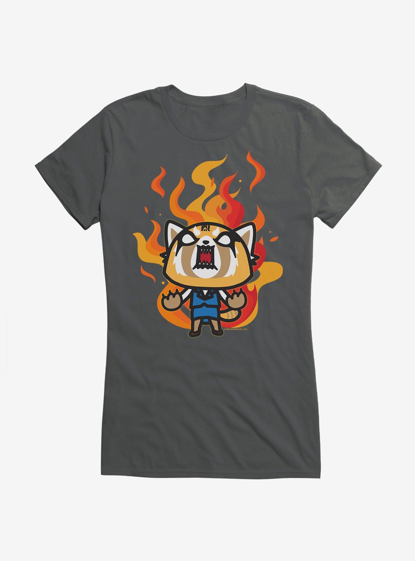 Aggretsuko Metal Rage Girls T-Shirt