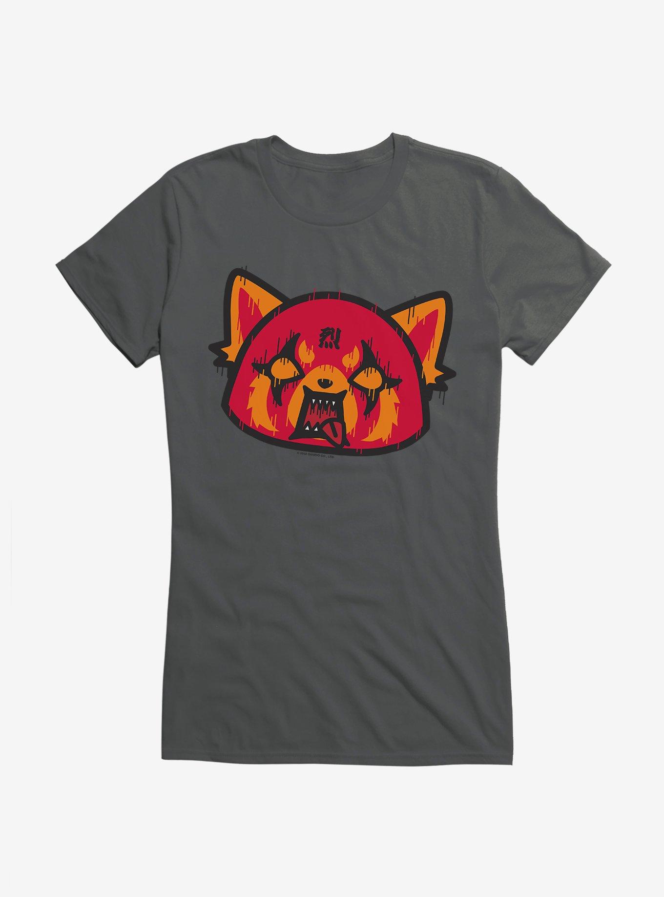 Aggretsuko Metal Rock Out To The Max Girls T-Shirt, , hi-res