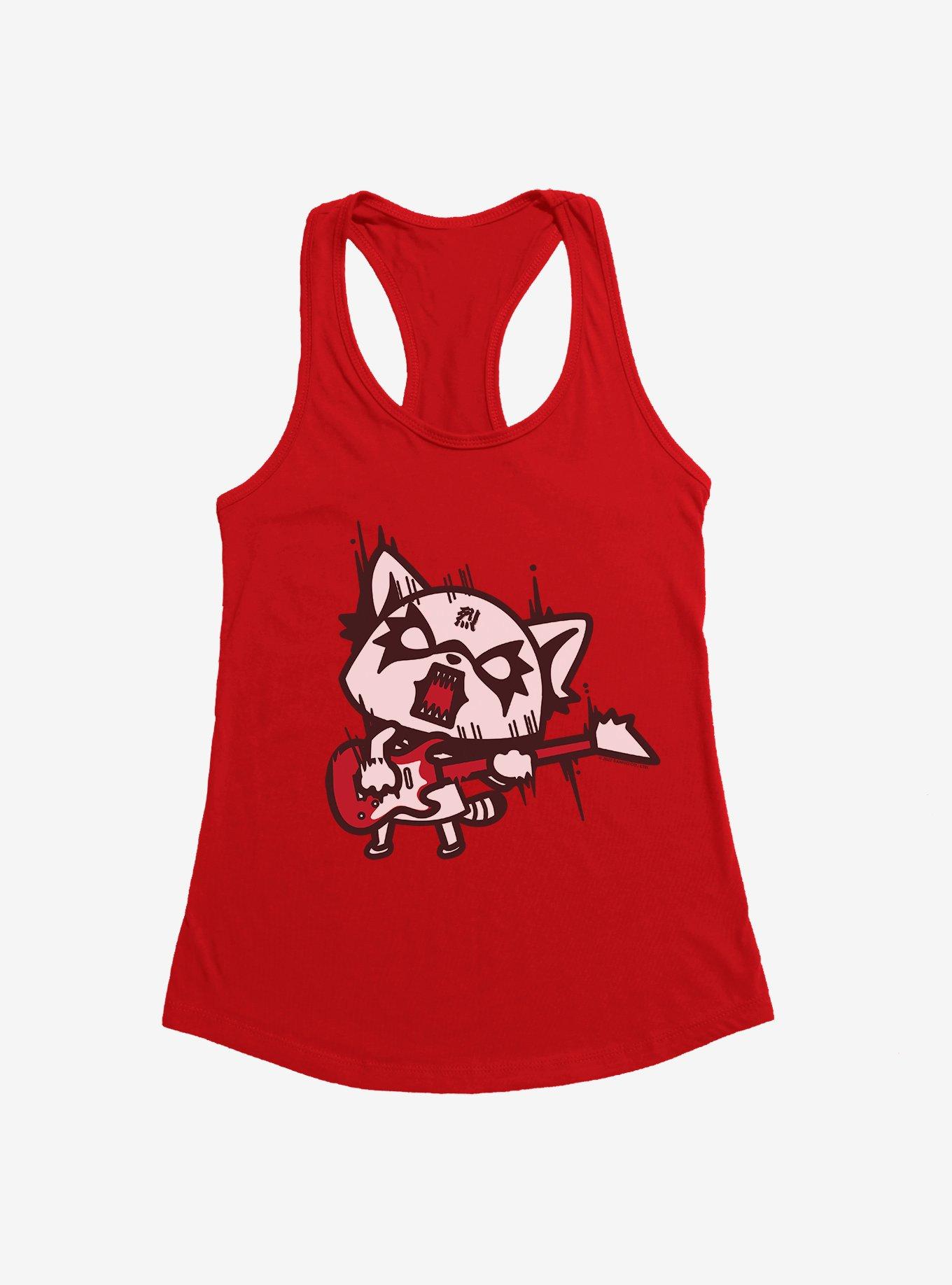 Aggretsuko Metal Hard Rock Girls Tank