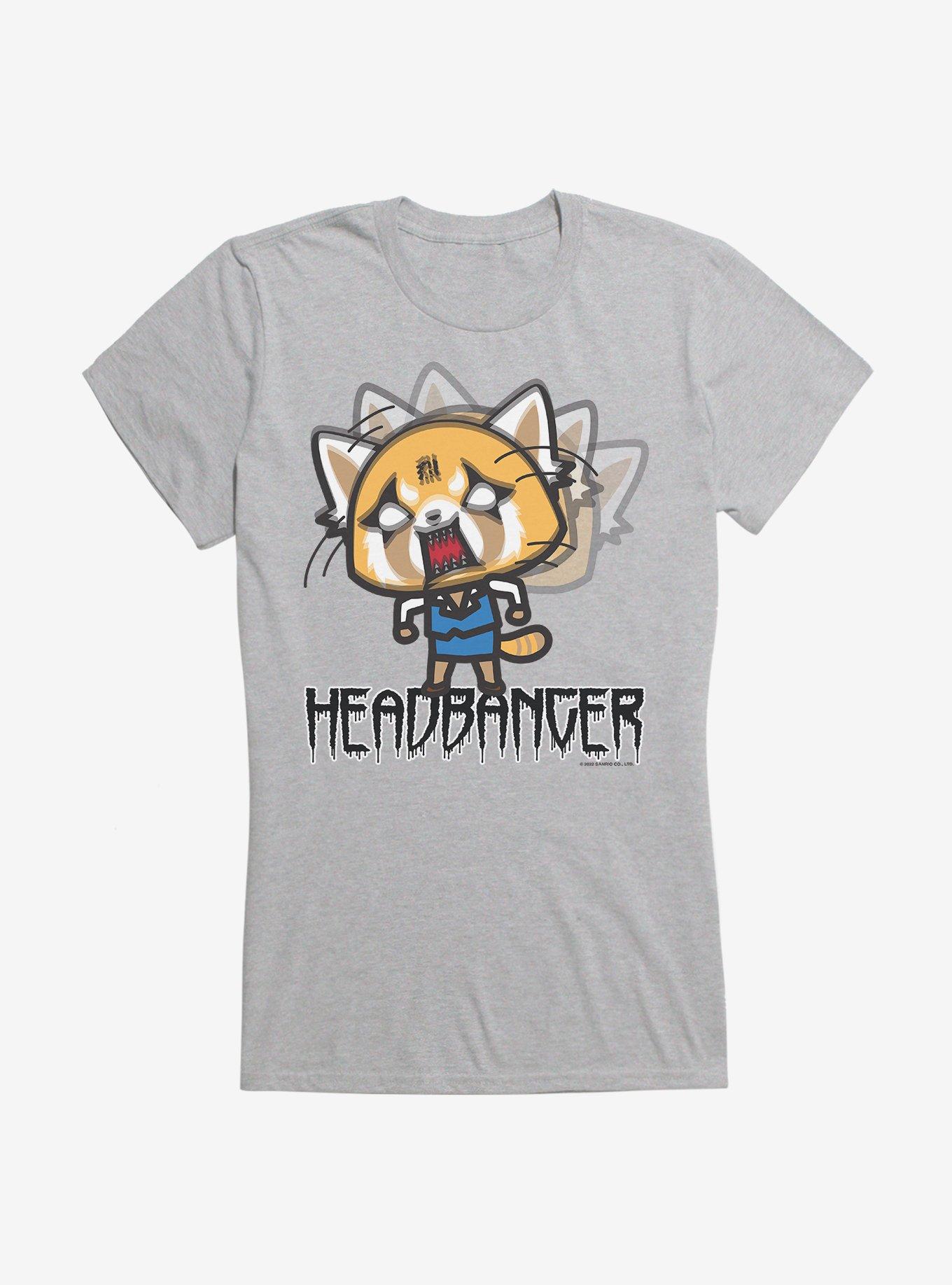 Aggretsuko Metal Headbanger Girls T-Shirt, , hi-res