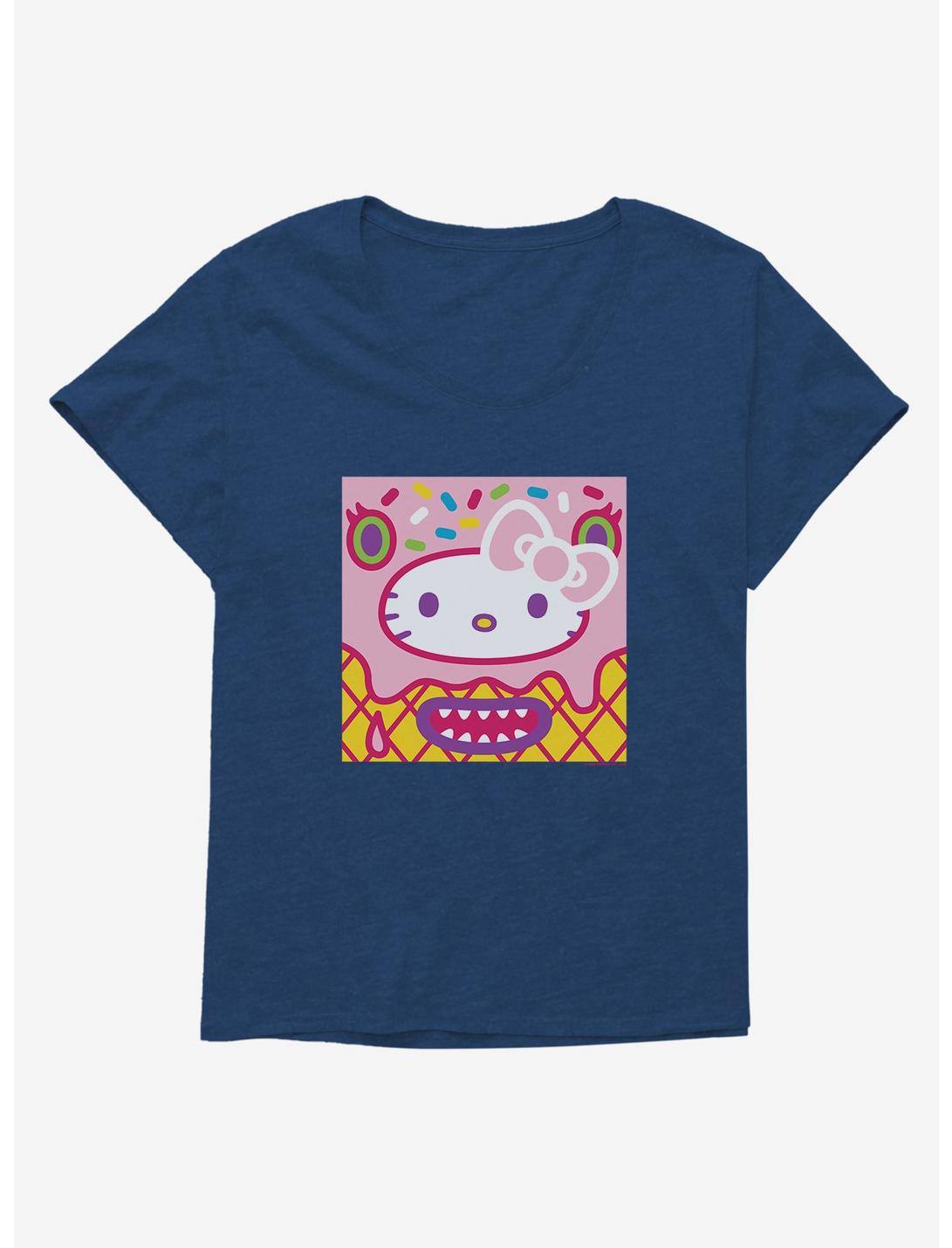 Hello Kitty Sweet Kaiju Cone Girls T-Shirt Plus Size, , hi-res