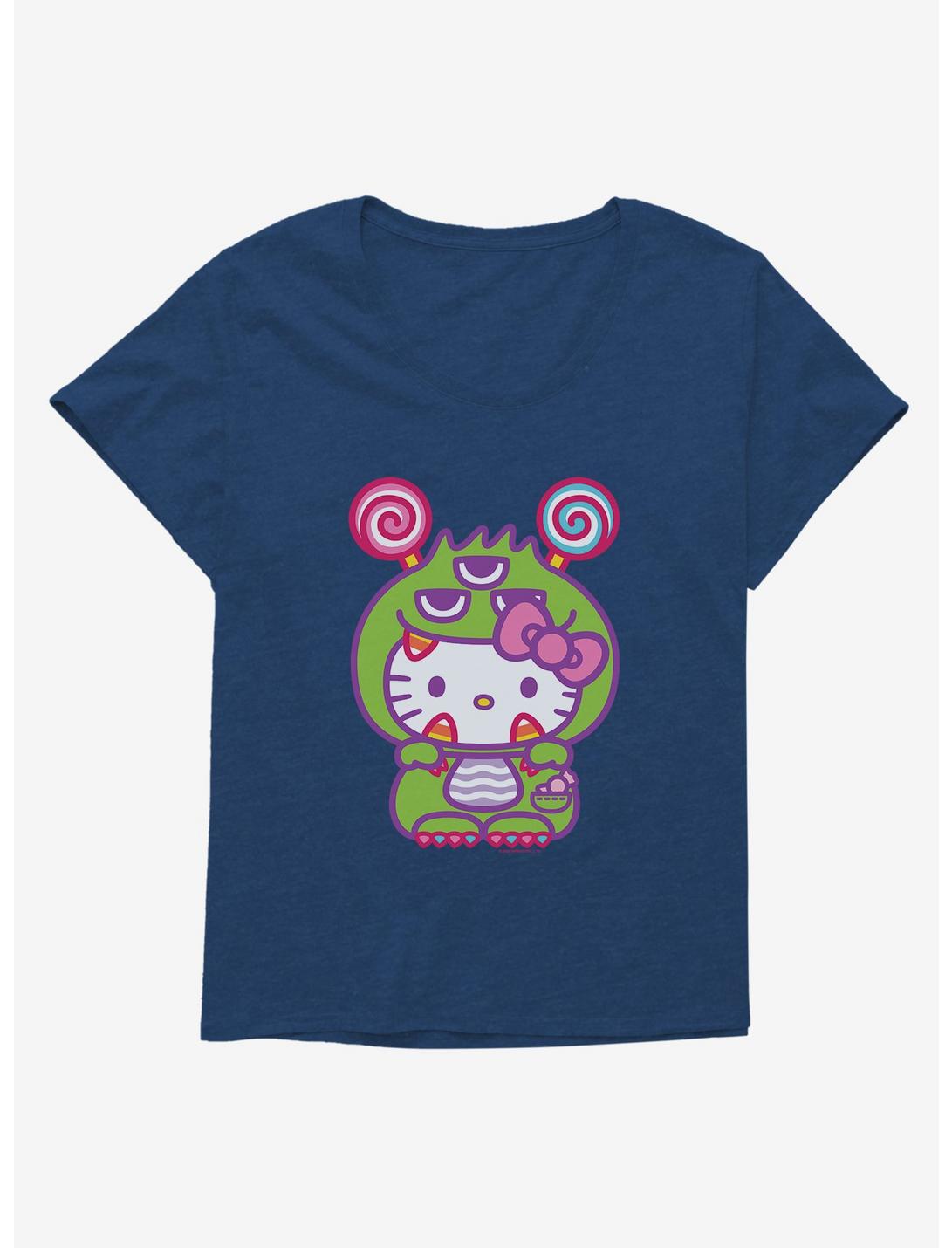 Hello Kitty Sweet Kaiju Eyes Girls T-Shirt Plus Size, , hi-res