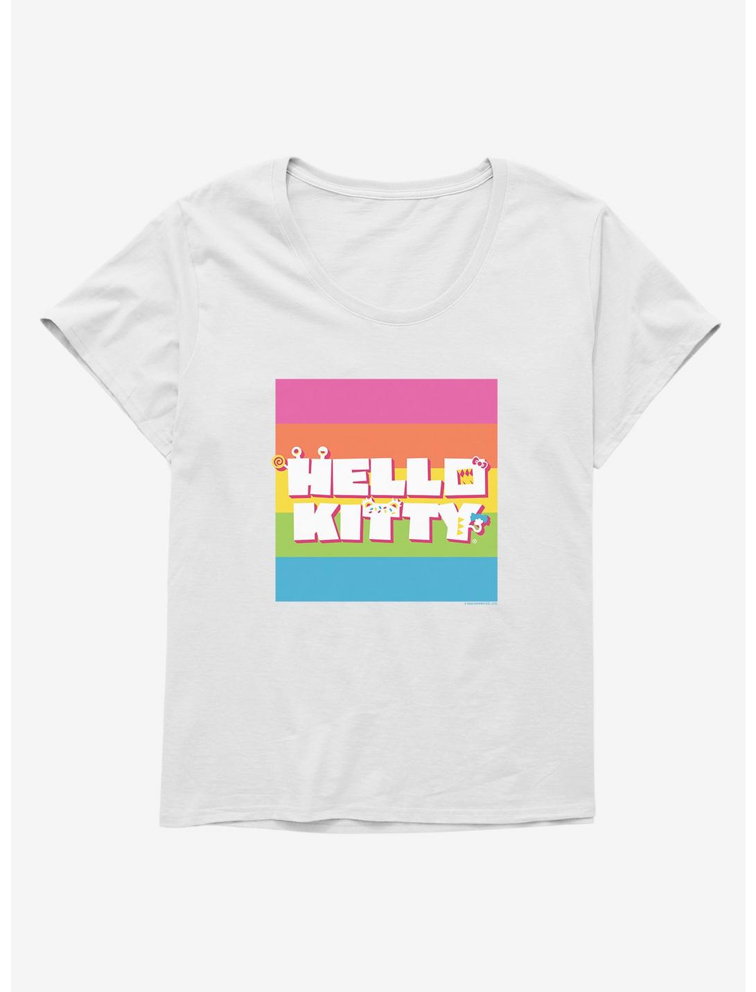 Hello Kitty Sweet Kaiju Logo Girls T-Shirt Plus Size, , hi-res