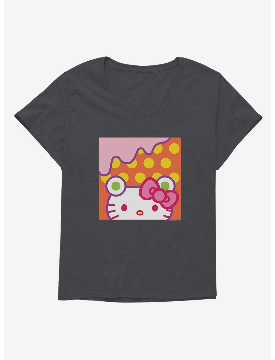 Hello Kitty Sweet Kaiju Melting Girls T-Shirt Plus Size, , hi-res