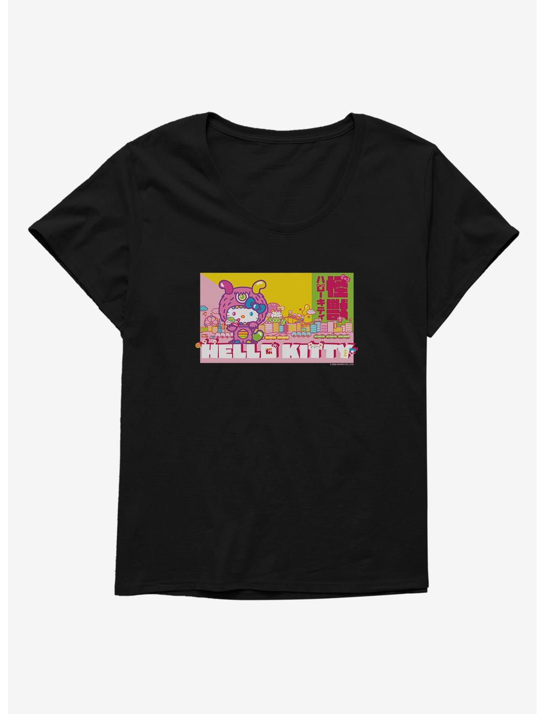 Hello Kitty Sweet Kaiju Screensaver Girls T-Shirt Plus Size, , hi-res
