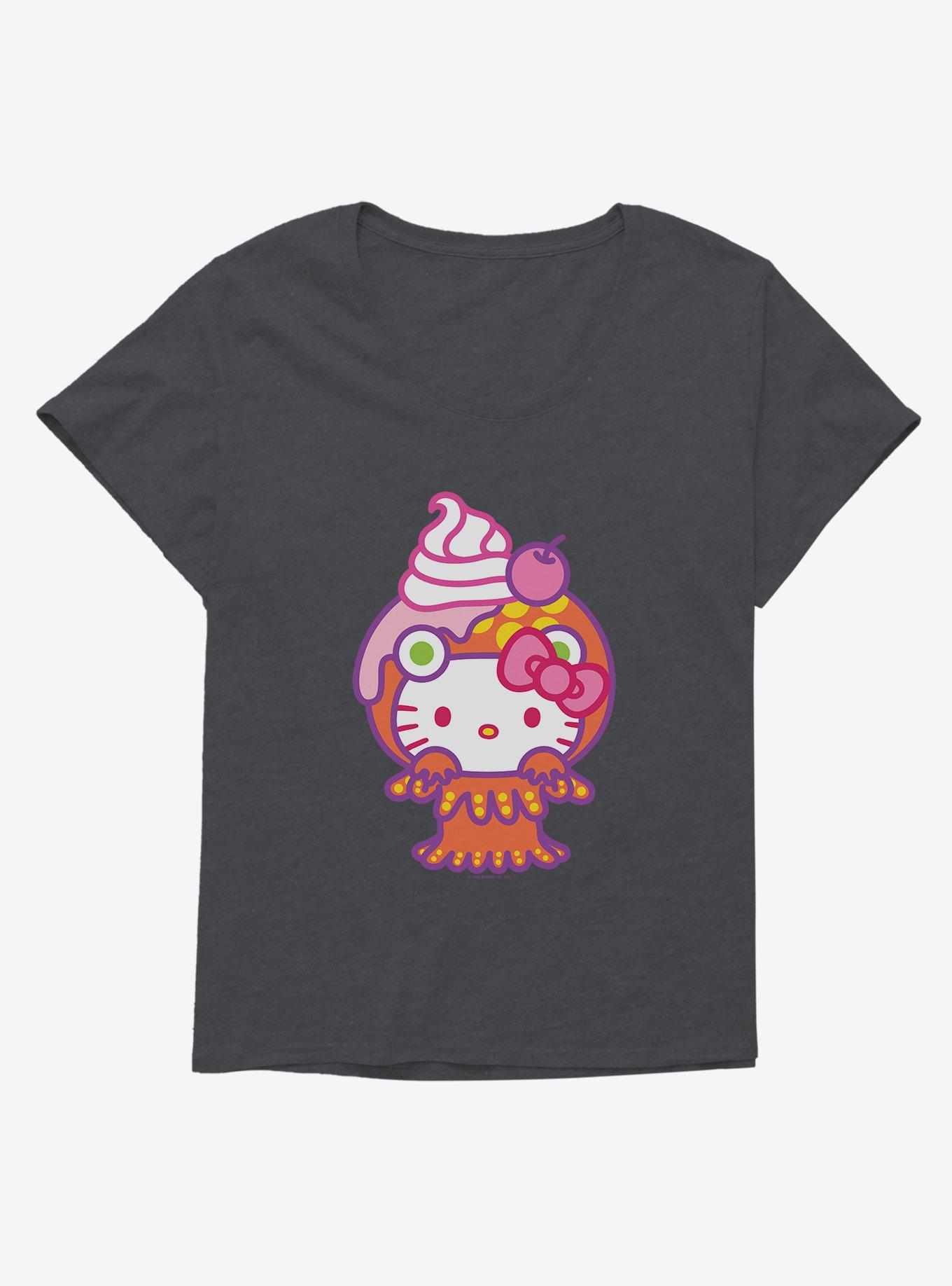 Hello Kitty Sweet Kaiju Sundae Girls T-Shirt Plus Size, , hi-res