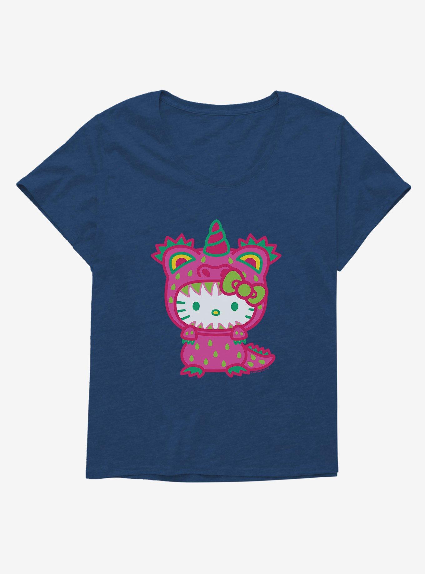 Hello Kitty Sweet Kaiju Unicorn Girls T-Shirt Plus Size, , hi-res