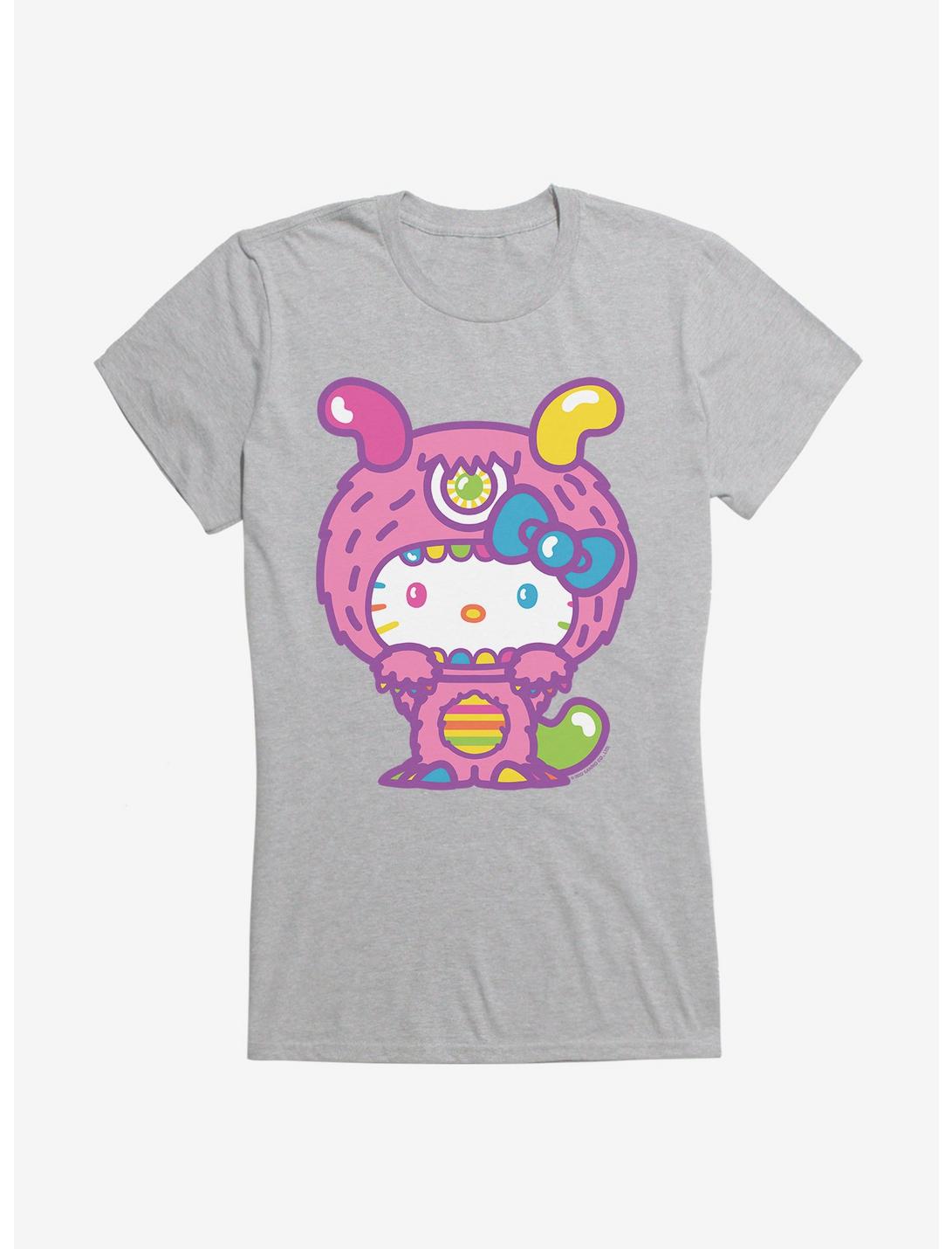 Hello Kitty Sweet Kaiju Fuzzy Girls T-Shirt, , hi-res