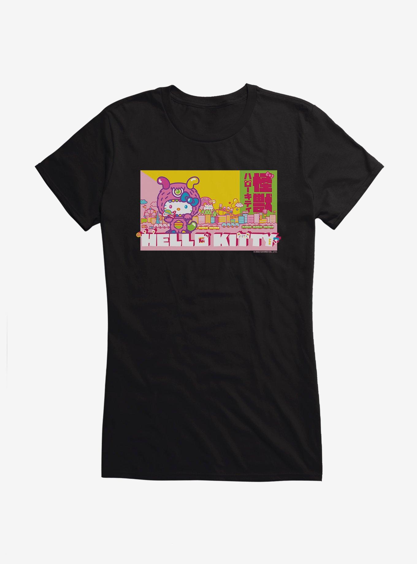 Hello Kitty Sweet Kaiju Screensaver Girls T-Shirt, , hi-res