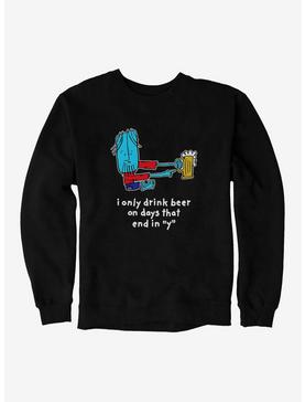 ICreate I Only Drink Beer Sweatshirt, , hi-res