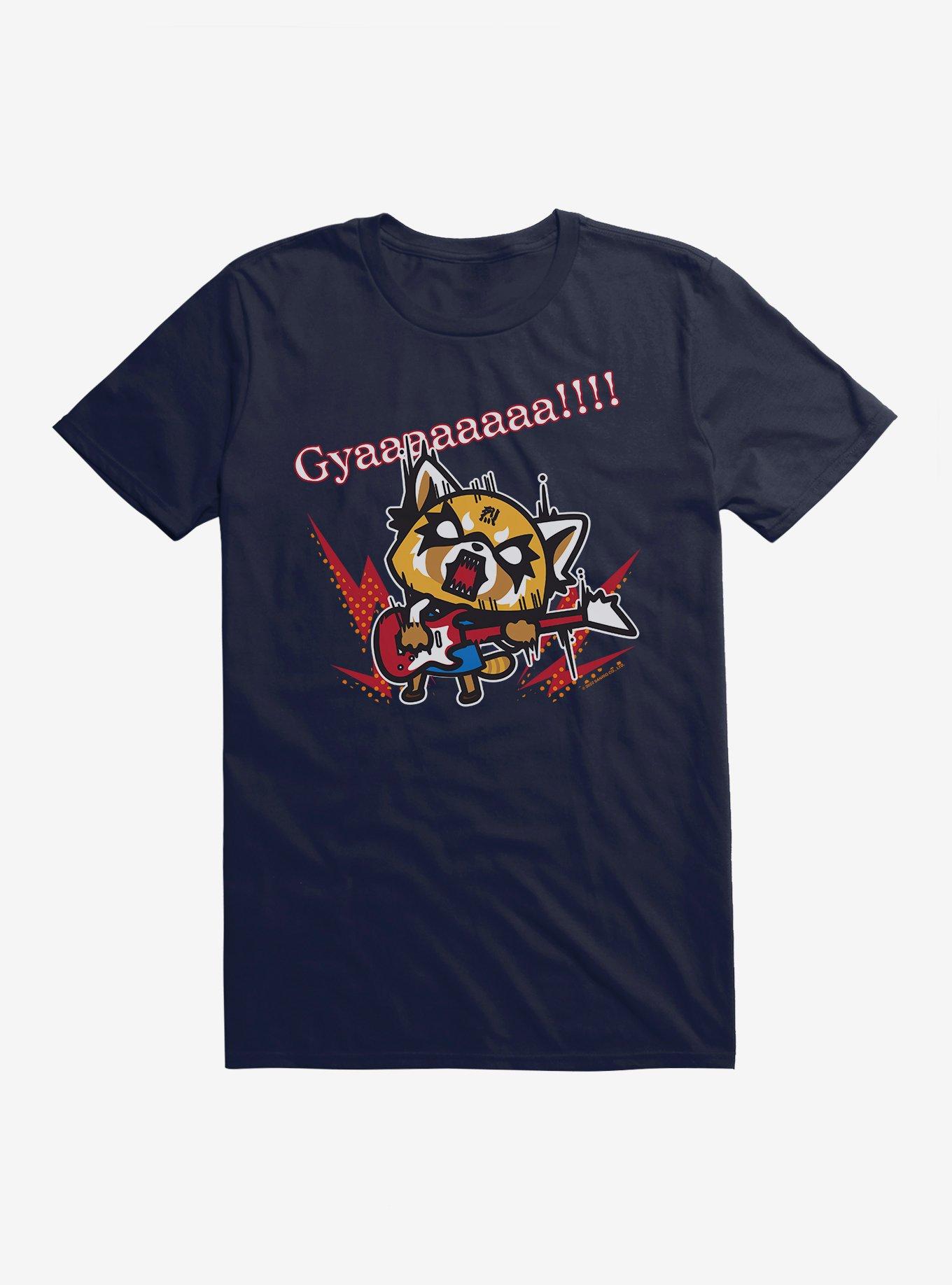 Aggretsuko Metal Guitar Rock & Roll T-Shirt, , hi-res