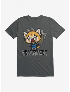 Aggretsuko Metal Headbanger T-Shirt, CHARCOAL, hi-res