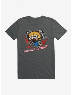 Aggretsuko Metal Raging T-Shirt, CHARCOAL, hi-res