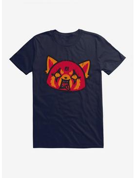 Aggretsuko Metal Rock Out To The Max T-Shirt, NAVY, hi-res