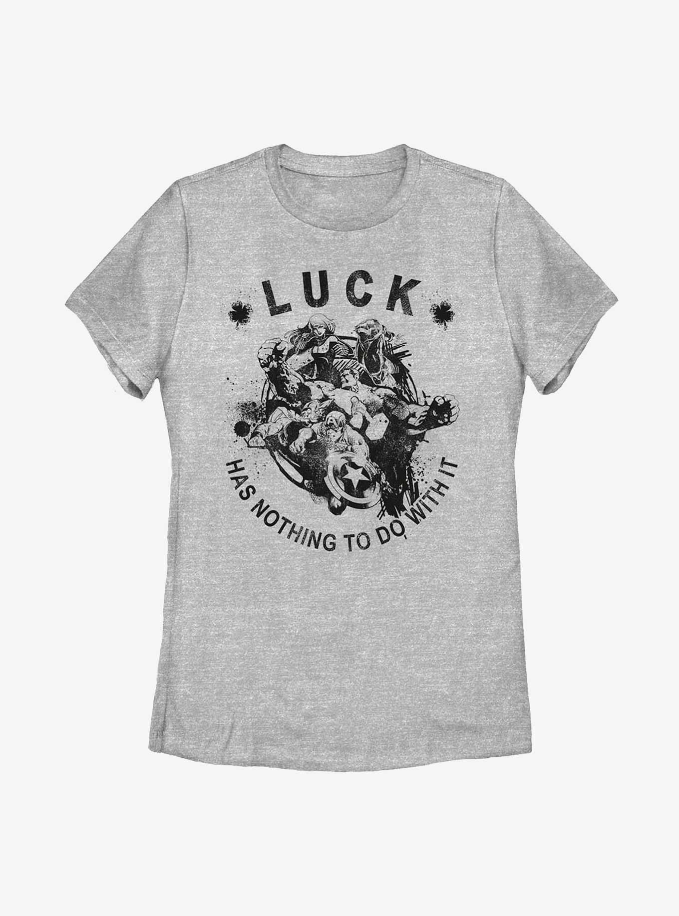 Marvel Avengers No Luck Just Skill Womens T-Shirt, , hi-res