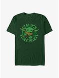 Star Wars The Mandalorian Lucky Charm T-Shirt, FOREST GRN, hi-res