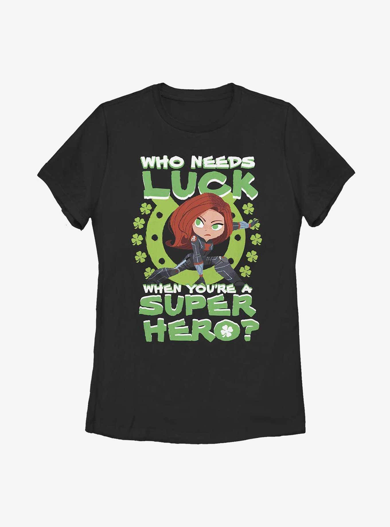 Marvel Black Widow Super Widow Luck Womens T-Shirt, , hi-res