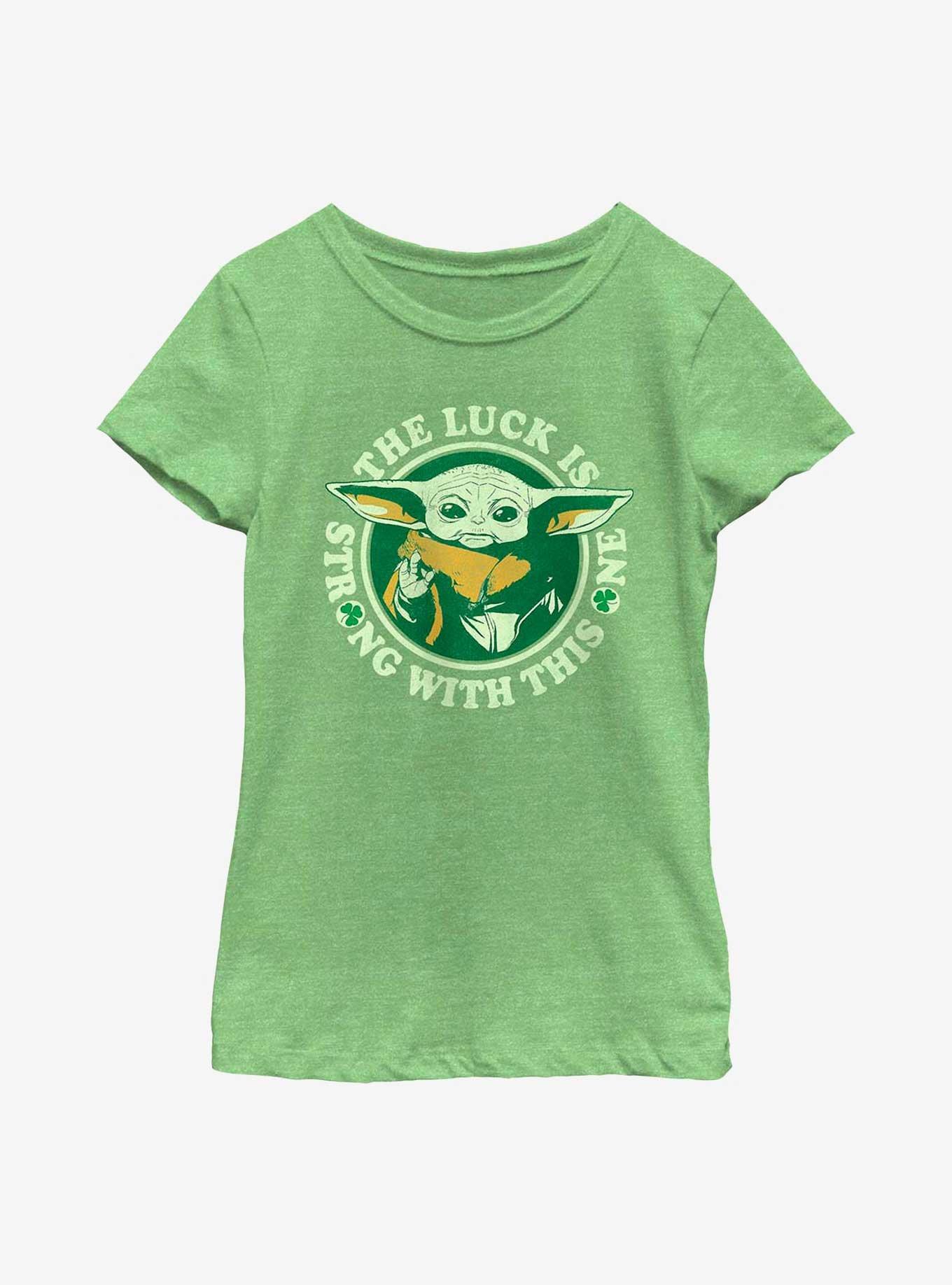 Star Wars The Mandalorian Lucky Force Youth Girls T-Shirt, , hi-res