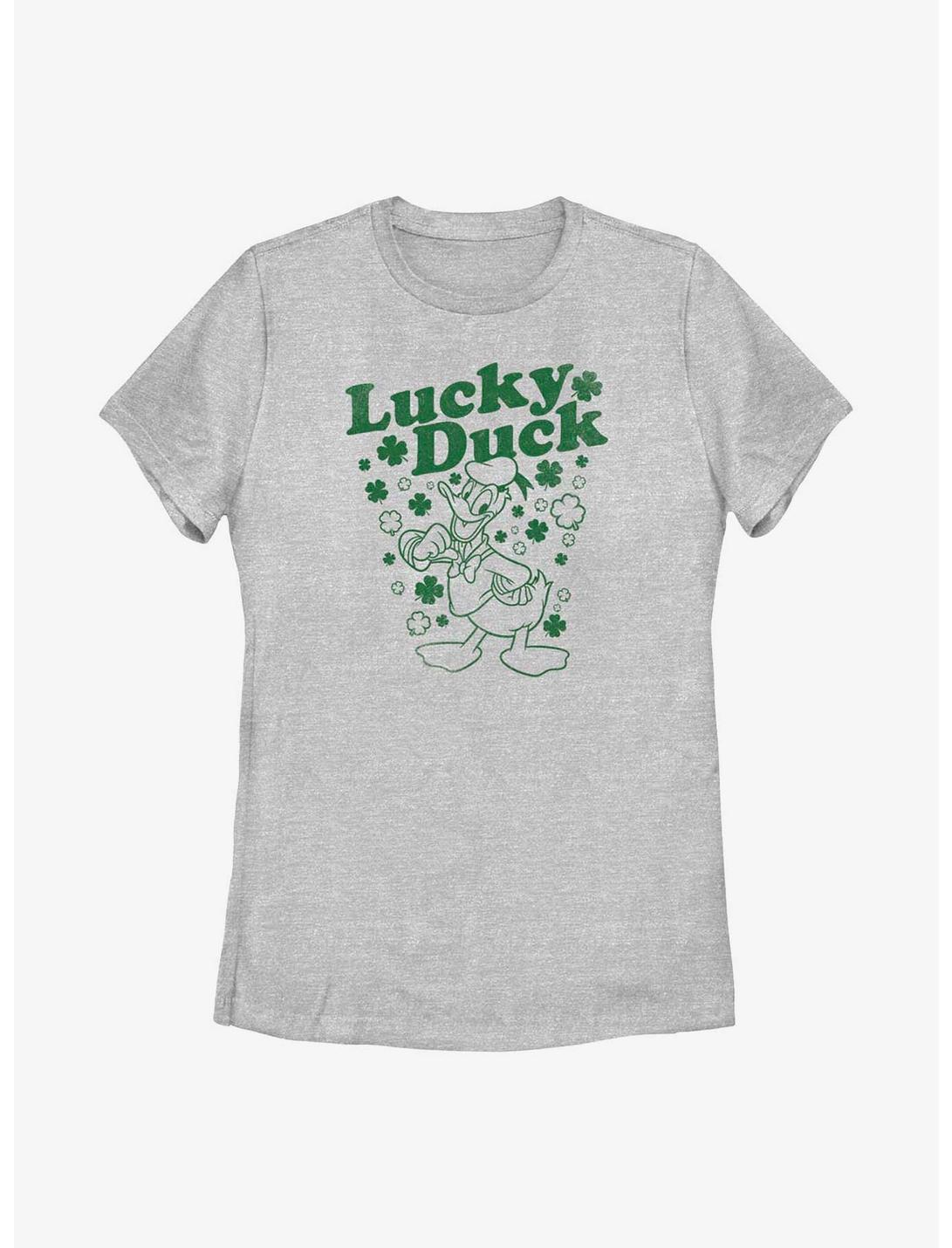 Disney Donald Duck Lucky Duck Womens T-Shirt, ATH HTR, hi-res