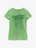 Disney Donald Duck Lucky Duck Youth Girls T-Shirt, GRN APPLE, hi-res