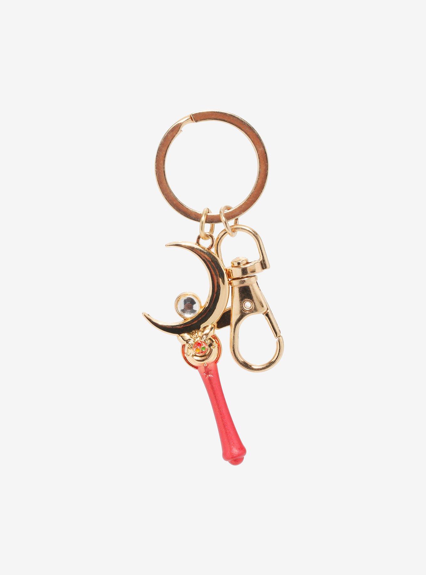 Sailor Moon Moon Stick Key Chain, , hi-res