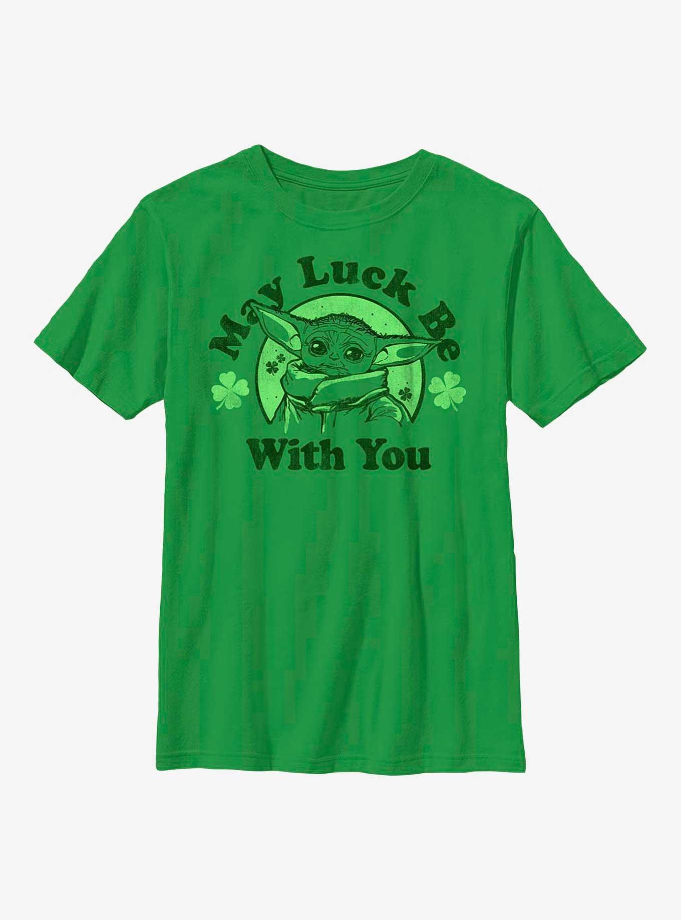 Star Wars The Mandalorian May You Have Luck Youth T-Shirt, , hi-res