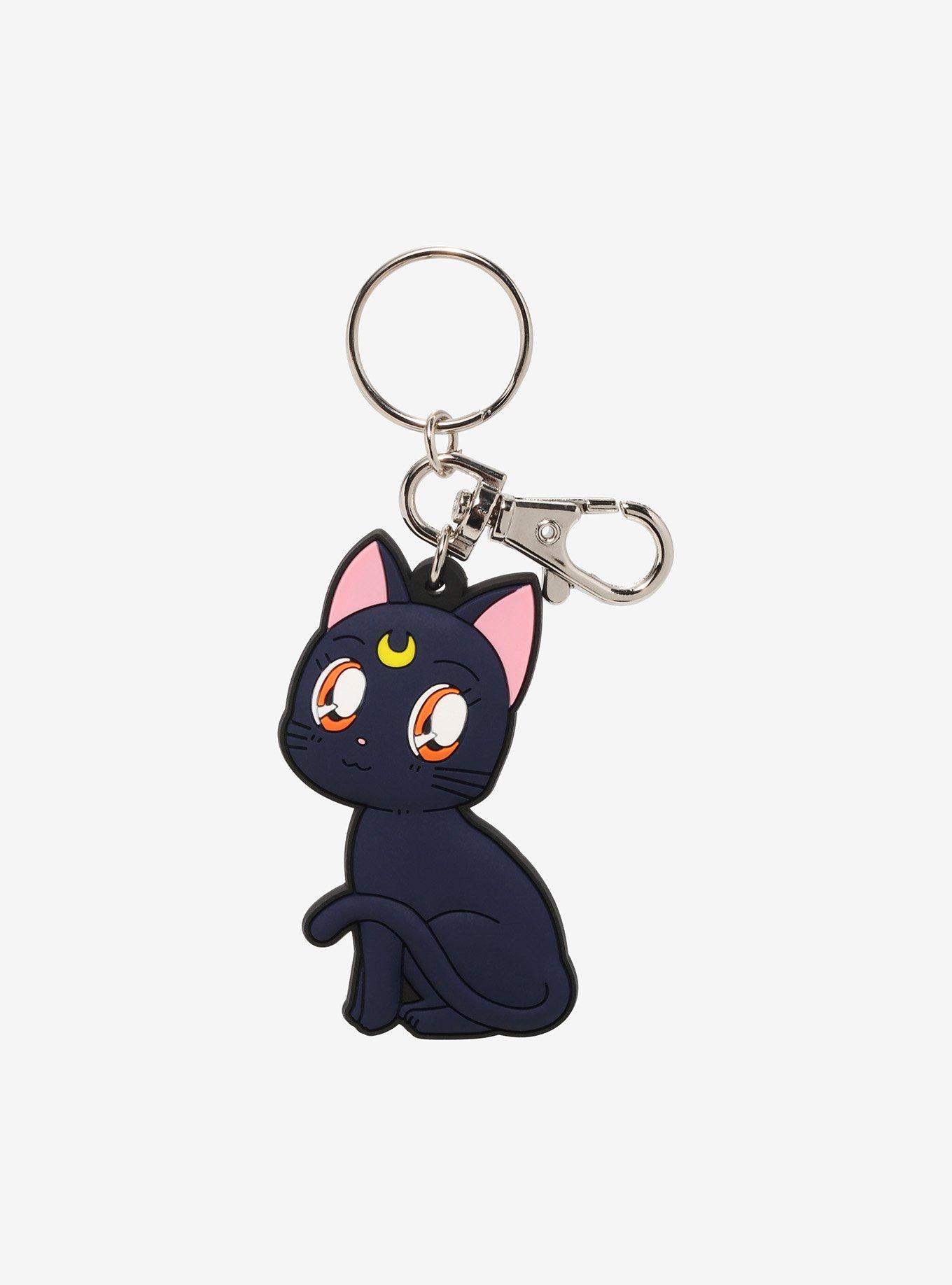 Sailor Moon Keychain Luna Cat Figure Toy Cute Keychain for Bag Charms -  Sailor Moon Store