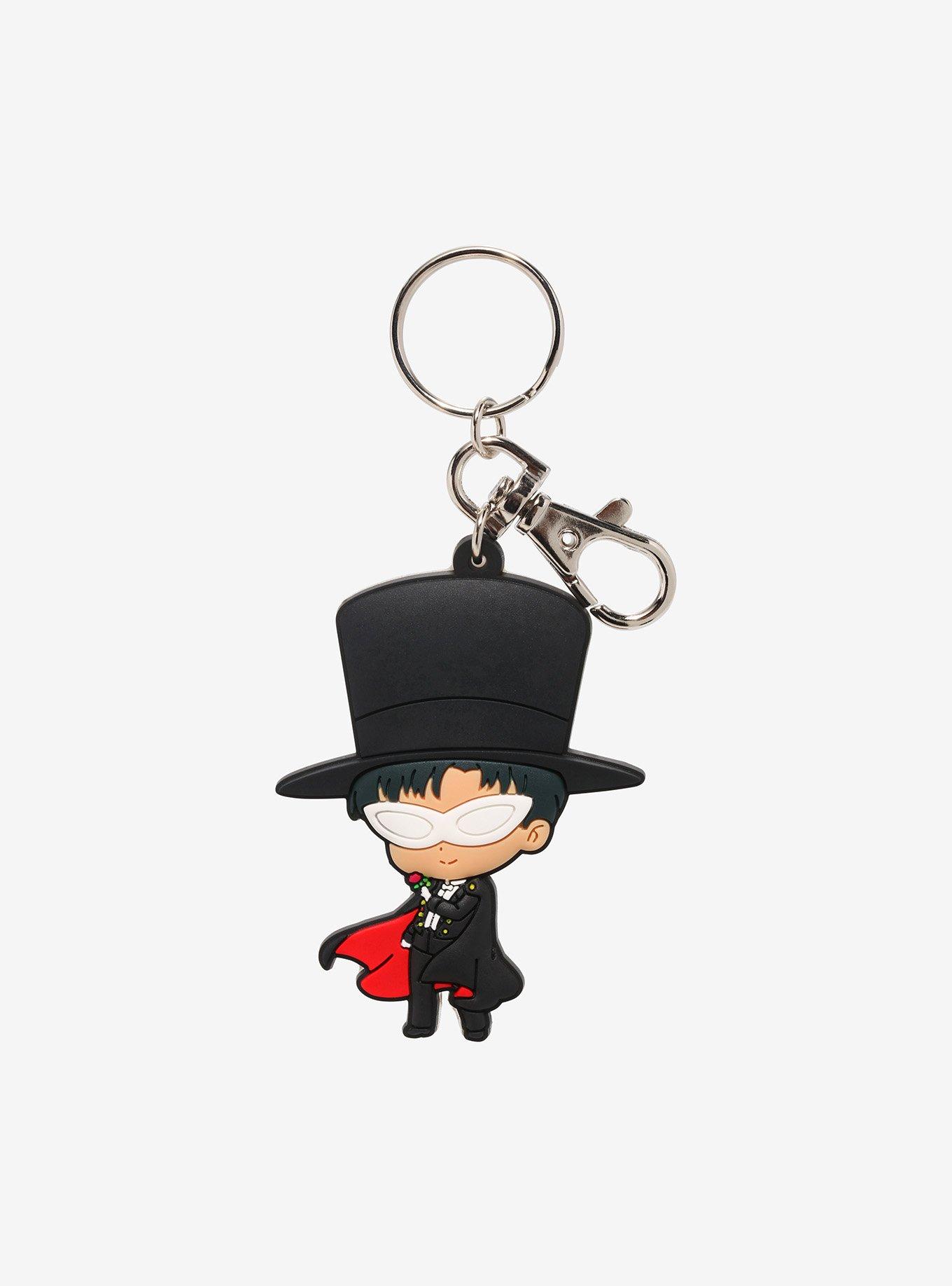 Sailor Moon Tuxedo Mask Chibi Key Chain, , hi-res