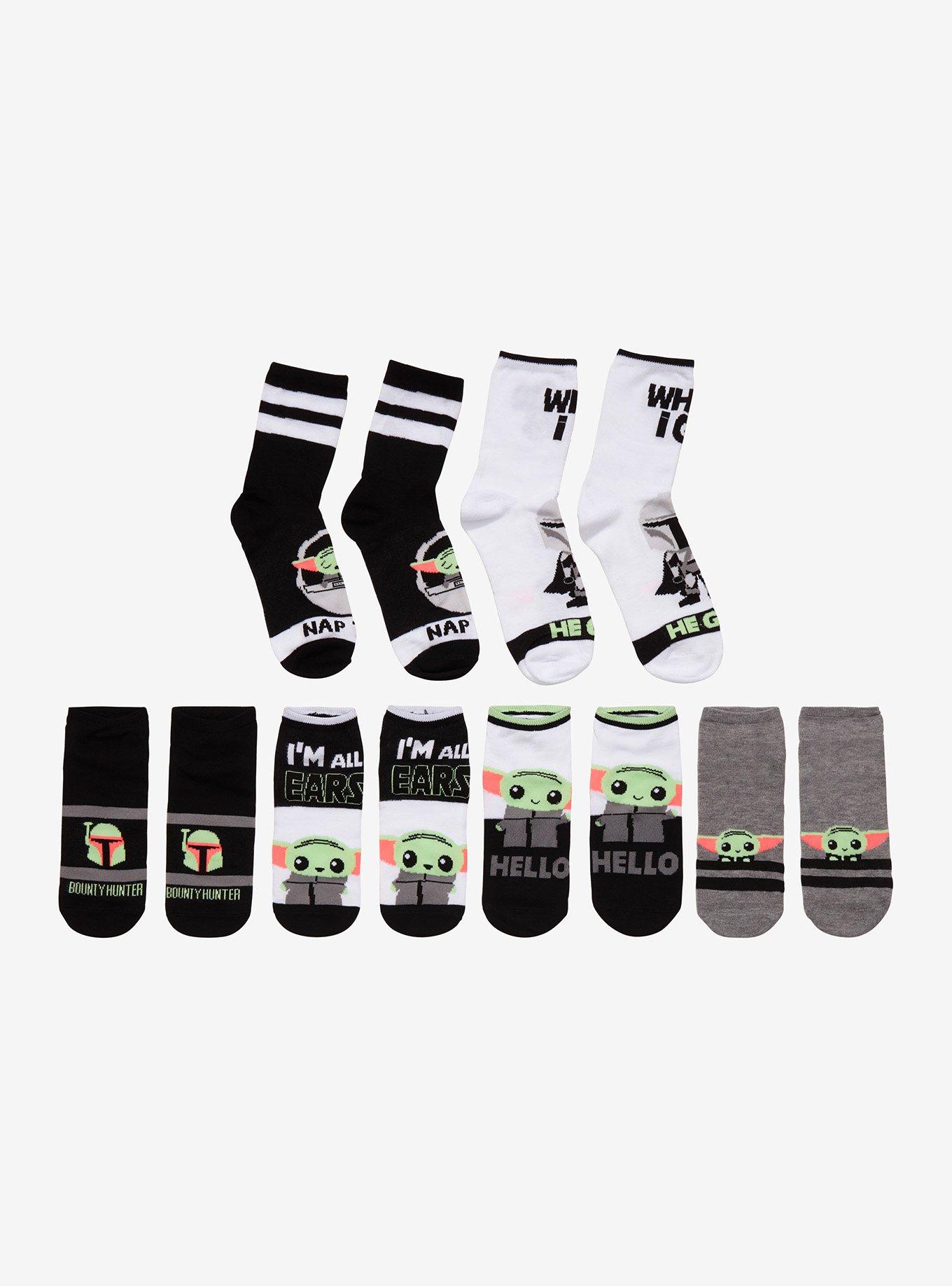 Star Wars The Mandalorian Chibi Grogu Sock Set, , hi-res