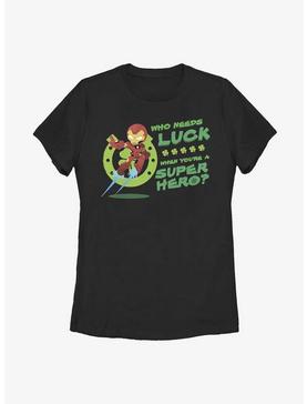 Plus Size Marvel Iron Man Super Iron Luck Womens T-Shirt, , hi-res