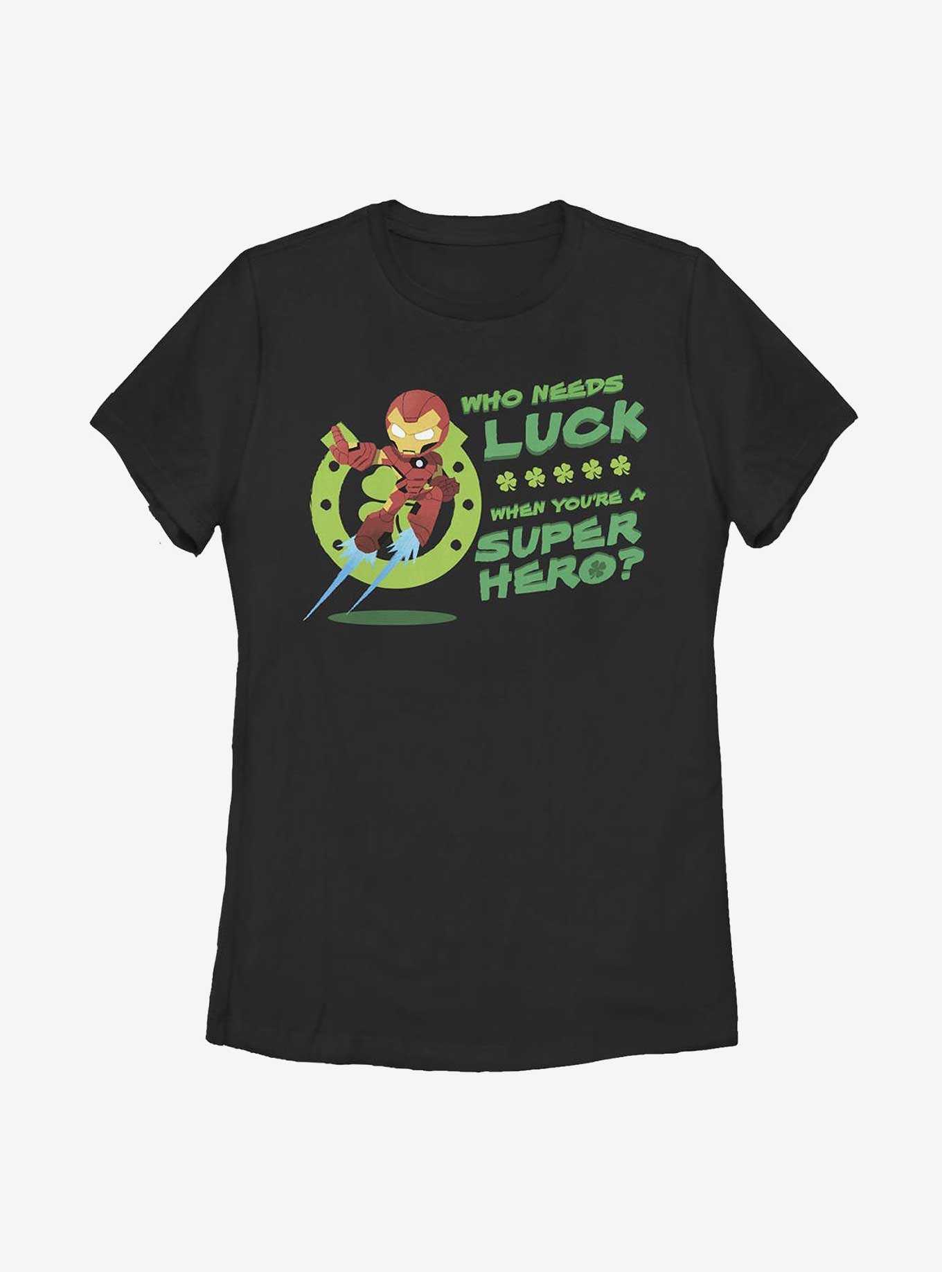 Marvel Iron Man Super Iron Luck Womens T-Shirt, , hi-res