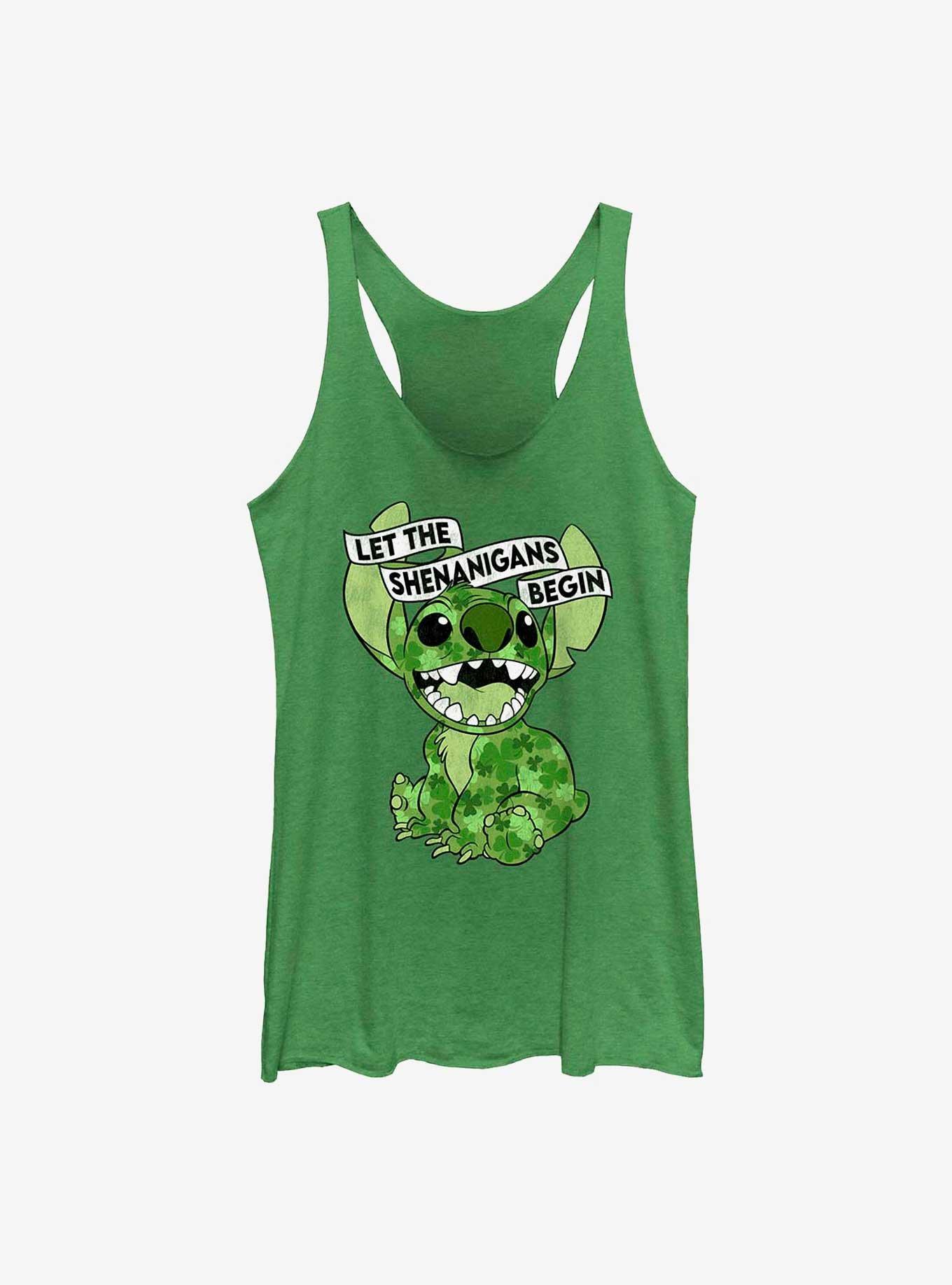 Disney Lilo And Stitch Clovers Womens Tank Top, , hi-res