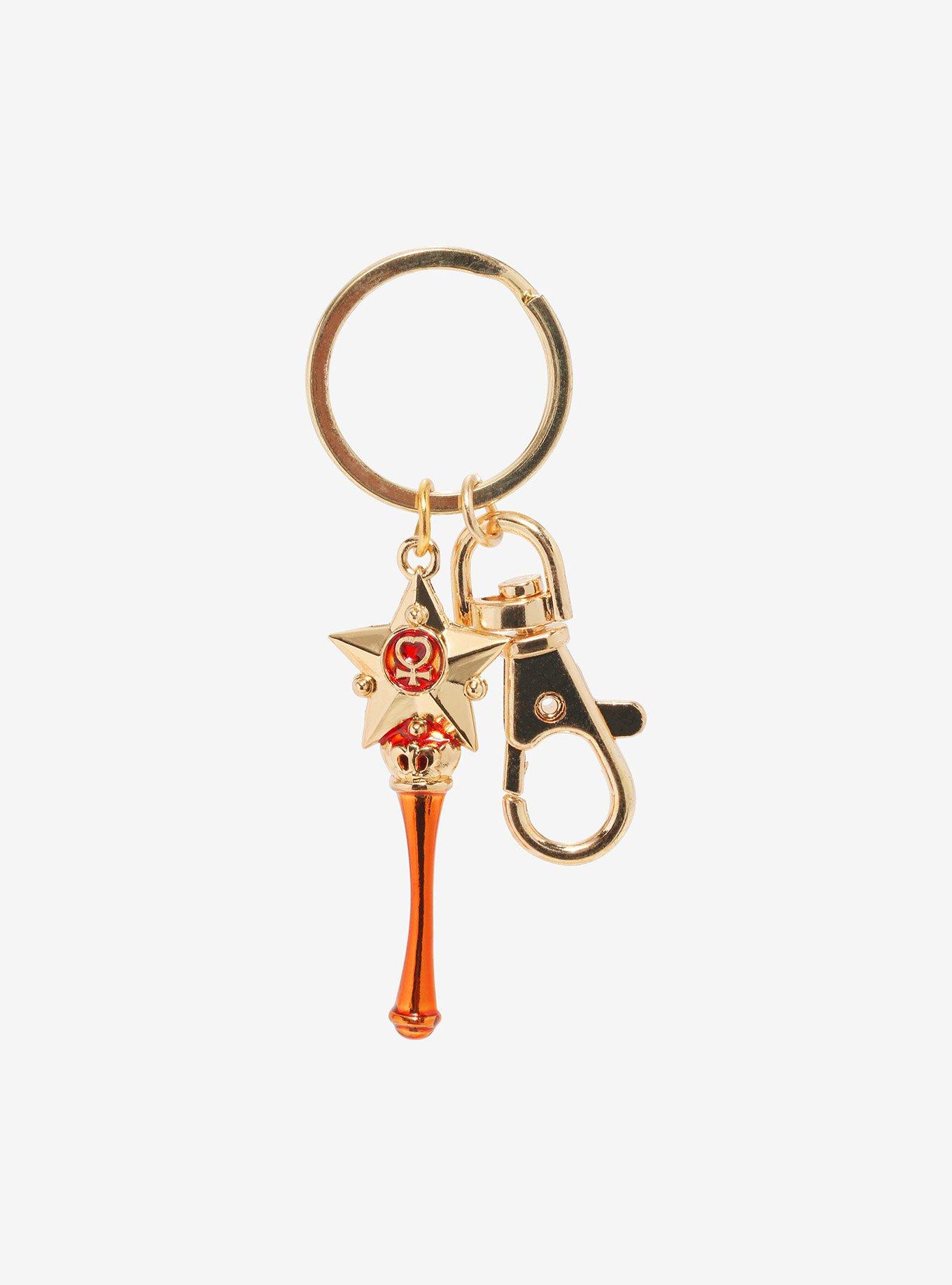 Sailor Moon Sailor Venus Star Power Stick Key Chain, , hi-res