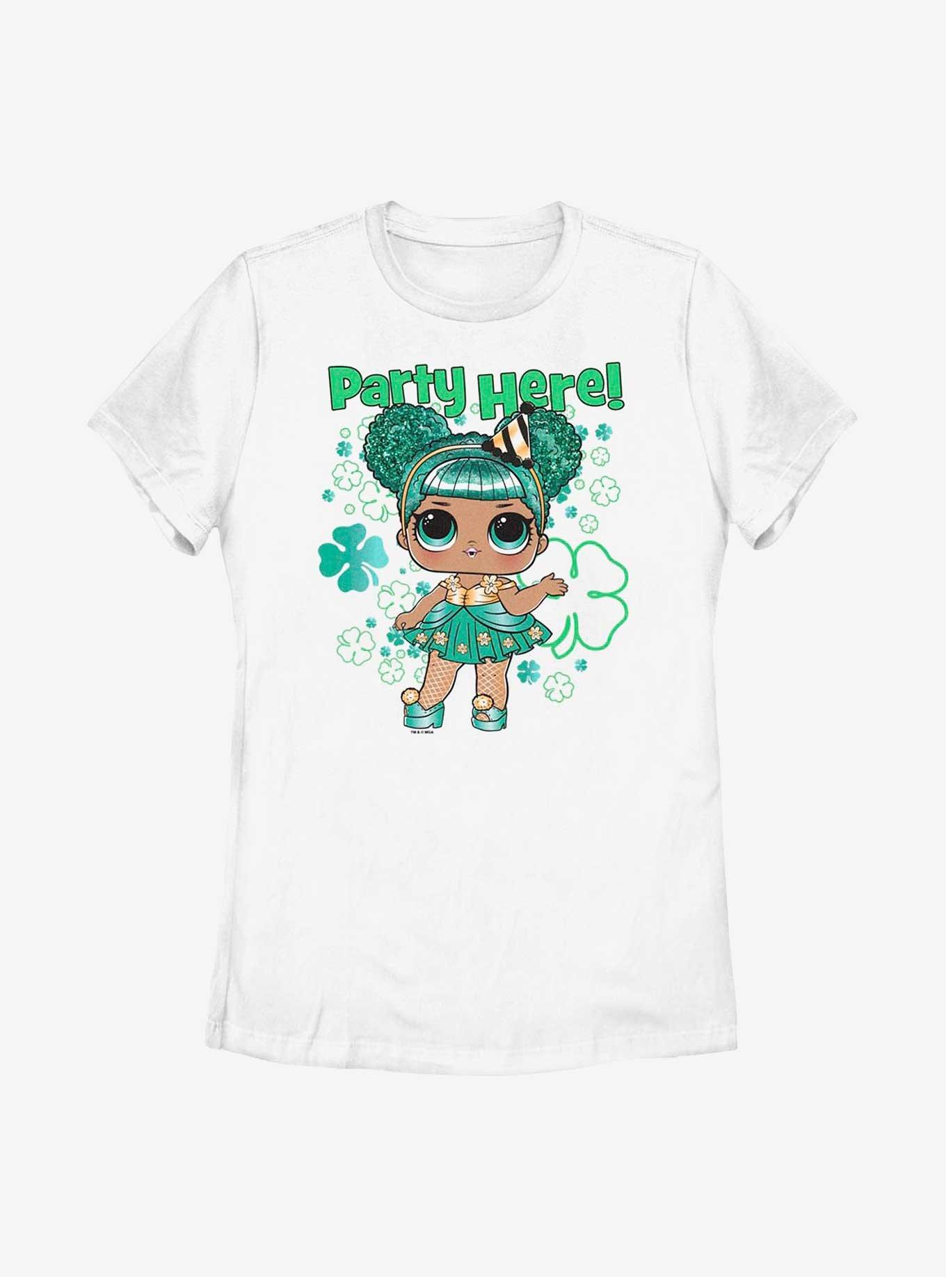 L.O.L. Surprise Party Here Womens T-Shirt, WHITE, hi-res