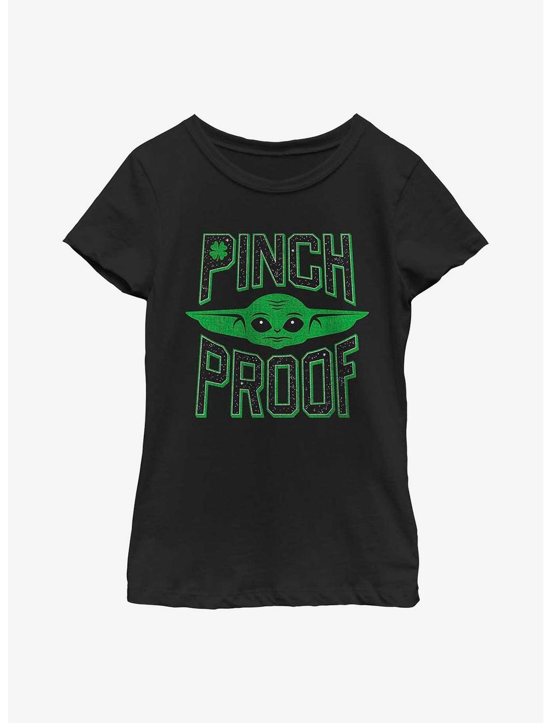 Star Wars The Mandalorian Pinch Proof Youth Girls T-Shirt, BLACK, hi-res