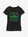 Star Wars The Mandalorian Pinch Proof Youth Girls T-Shirt, BLACK, hi-res