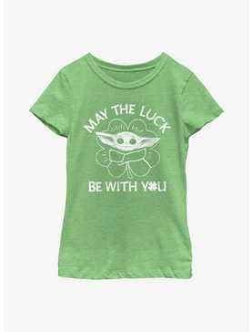 Star Wars The Mandalorian Strong Luck Youth Girls T-Shirt, , hi-res