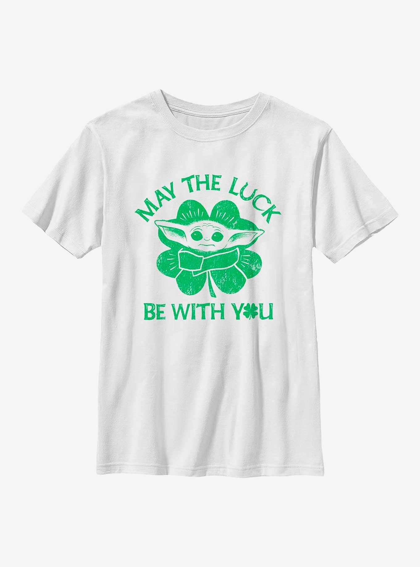 Star Wars The Mandalorian Strong Luck Youth T-Shirt, , hi-res