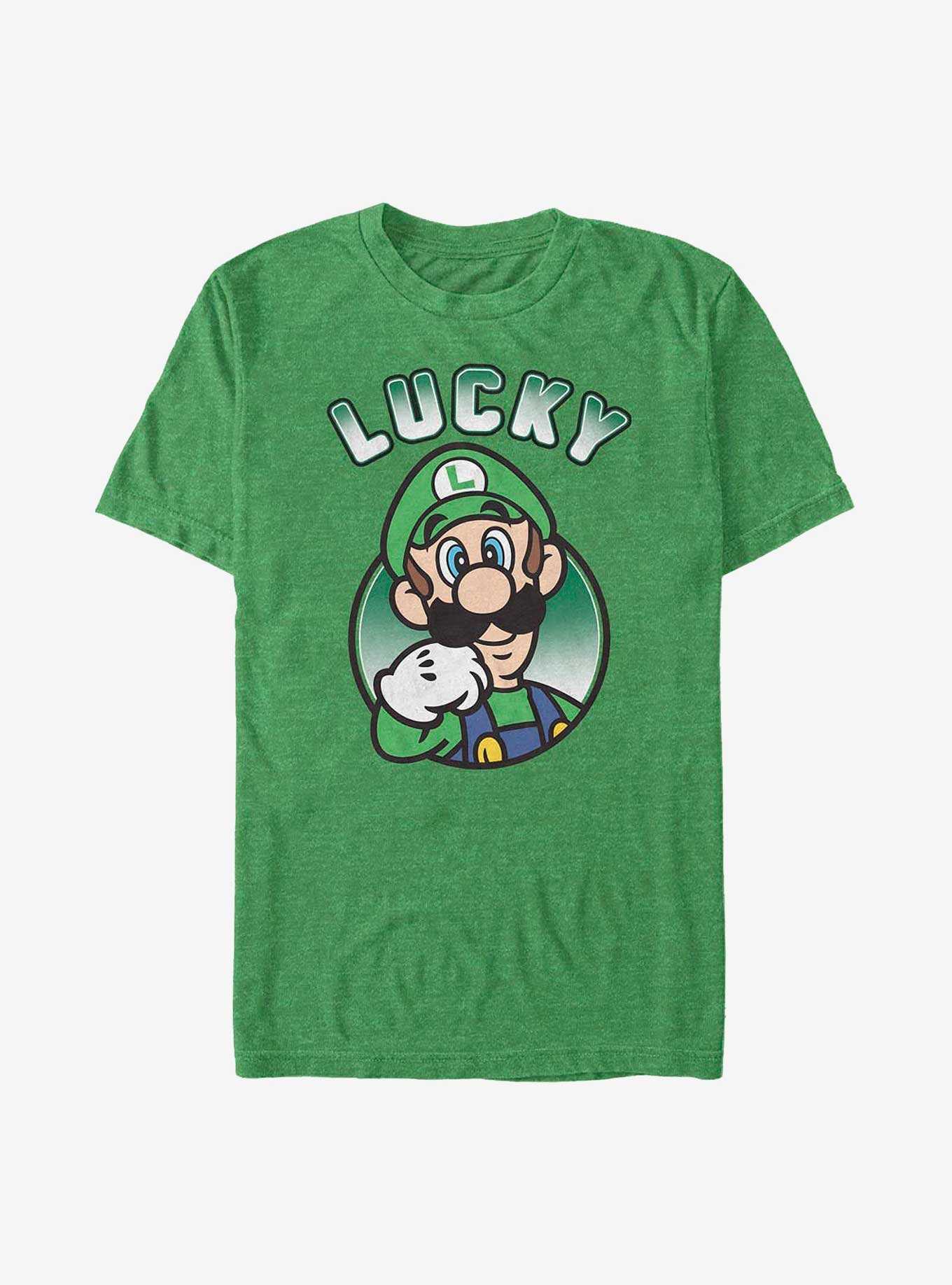 Nintendo Super Mario Lucky Luigi T-Shirt, , hi-res