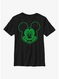 Disney Mickey Mouse Clovers Youth T-Shirt, BLACK, hi-res
