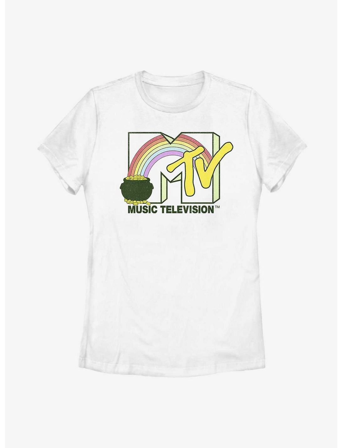 MTV Pot Of TV Womens T-Shirt, WHITE, hi-res