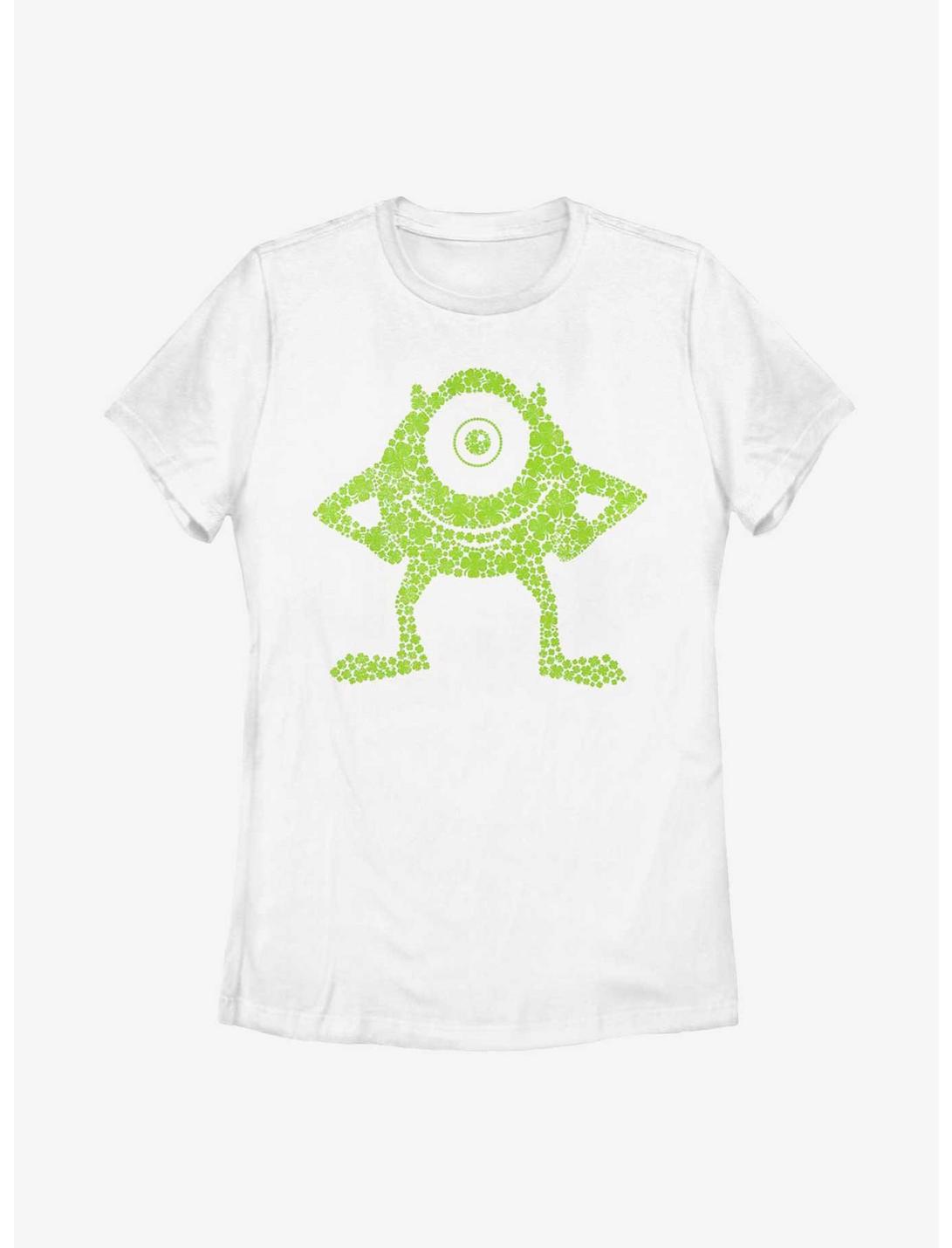 Disney Pixar Monsters University Mike Clover Womens T-Shirt, WHITE, hi-res